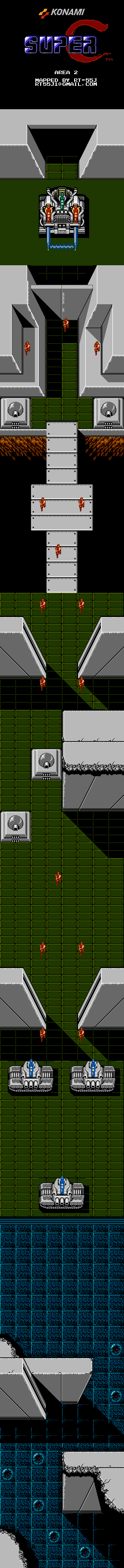 CONTRA SUPER SuperC-Area2-FortFireStorm'sWarpedMindCommandCenter