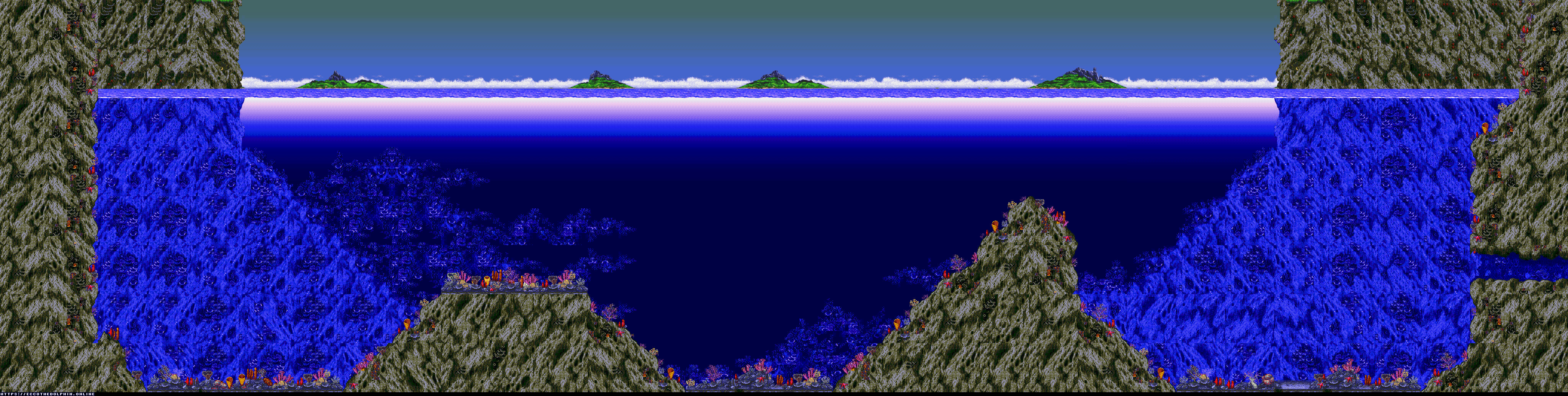 Сега игры дельфин. Ecco the Dolphin Cinepak Demo Sega. Экко Дельфин сега прохождение. Sonar Map.