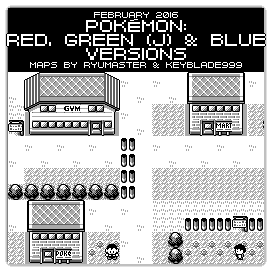 færge Ideel ide 2016/02: Pokémon: Red, Green (J) & Blue Versions (GB) - RyuMaster &  KeyBlade999